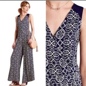 Anthropologie Elevenses Audra Wide Leg Jumpsuit